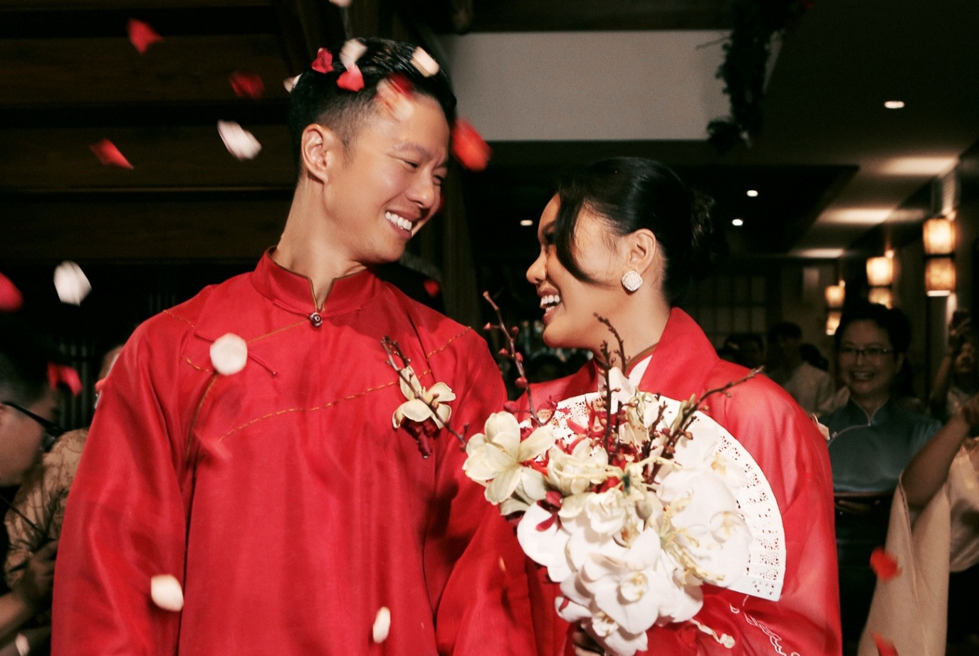 越南神秘禅宗生活方式家庭女儿的独特婚礼