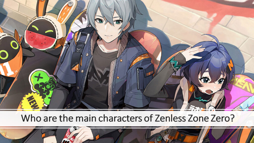 Zenless Zone Zero's main characters Belle and Wise in custom image by ONE Esports for article "Who are the main characters of Zenless Zone Zero?"